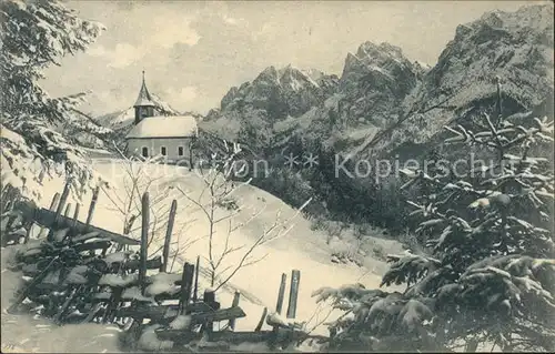 Kaisertal Antoniuskapelle Kaisergebirge Kat. Kufstein