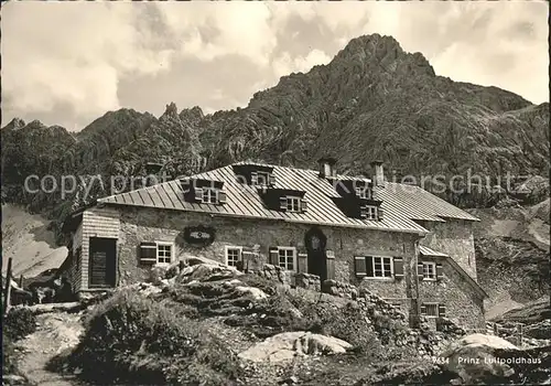 Hinterstein Bad Hindelang Prinz Luitpold Haus Fuchskarspitze Hochvogel Schutzhuette Allgaeuer Alpen / Bad Hindelang /Oberallgaeu LKR