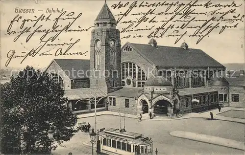 Giessen Lahn Bahnhof Strassenbahn / Giessen /Giessen LKR