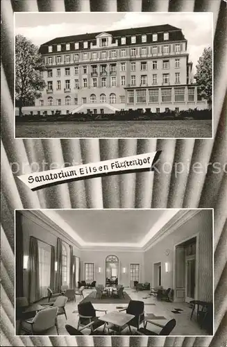 Bad Eilsen Sanatorium Elisen Fuerstenhof  Kat. Bad Eilsen