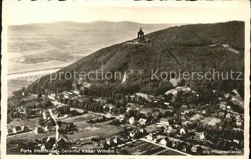 Porta Westfalica Denkmal Kaiser Wilhelm I. Kat. Porta Westfalica