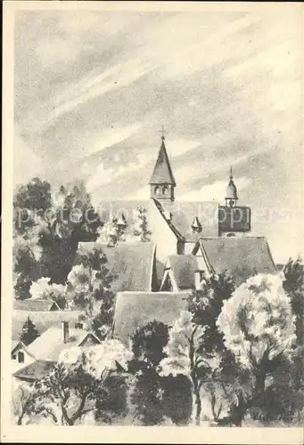 Enger Kirche Litho Kat. Enger