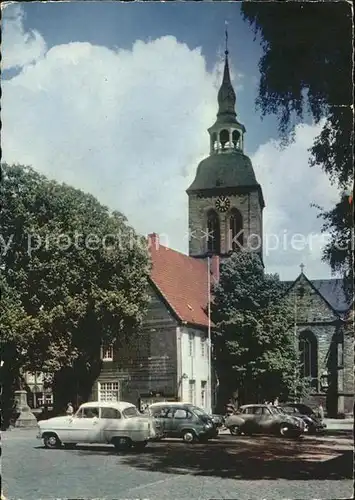 Wiedenbrueck Markt Standesamt Aegidiuskirche / Rheda-Wiedenbrueck /Guetersloh LKR