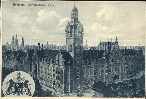 Bremen Norddeutscher Lloyd Wappen  Kat. Bremen