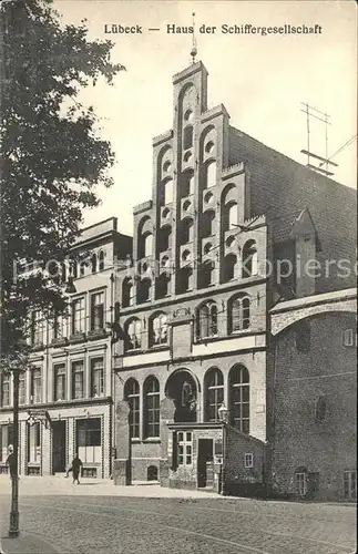 Luebeck Haus der Schiffergesellschaft Kat. Luebeck