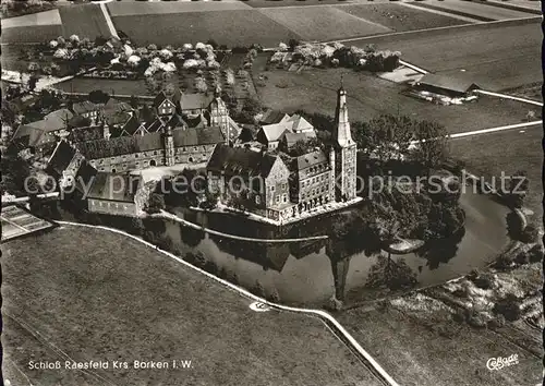 Borken Westfalen Schloss Raesfeld Fliegeraufnahme Kat. Borken