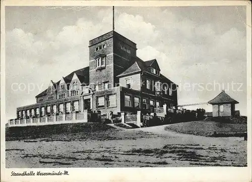 Wesermuende Strandhalle Kat. Bremerhaven