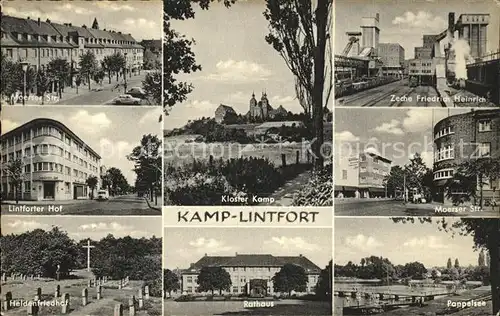 Kamp Lintfort Moeserstrasse Rathaus Pappelsee Kat. Kamp Lintfort