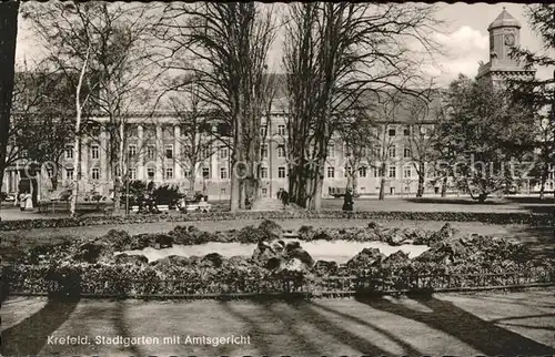 Uerdingen Stadtgarten Amtsgericht Kat. Krefeld