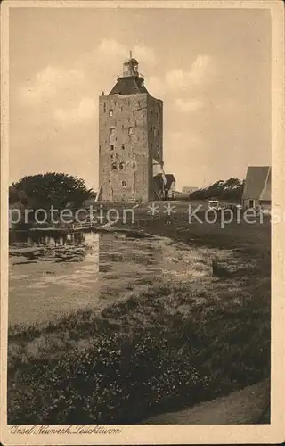 Insel Neuwerk Leuchtturm / Hamburg /Hamburg Stadtkreis