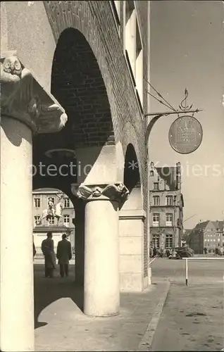 Duesseldorf Marktplatz Rathaus Jan-Wellem-Reiterdenkmal / Duesseldorf /Duesseldorf Stadtkreis