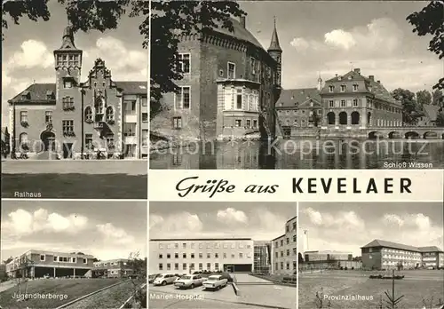 Kevelaer Rathaus Jugendherberge Hospital Schloss Wissen Kat. Kevelaer