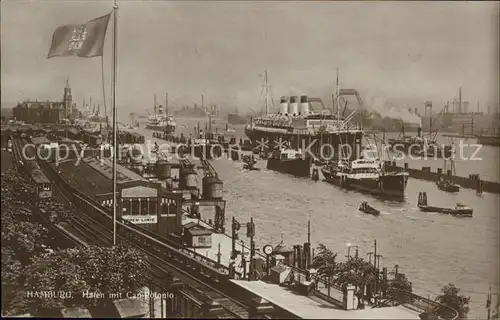 Hamburg Hafen mit Cap Polonia Kat. Hamburg