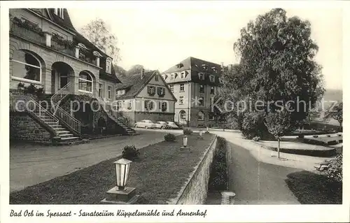 Bad Orb Sanatorium Kueppelmuehle Annenhof Kat. Bad Orb