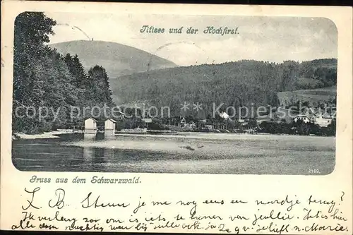 Titisee Panorama mit See und Hochfirst Kat. Titisee Neustadt