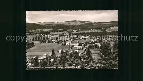 Hinterzarten Panorama mit See Kat. Hinterzarten