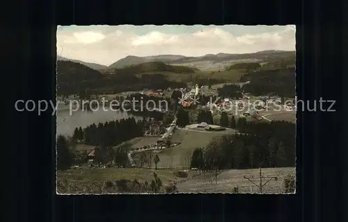 Titisee Panorama mit See und Feldberg Kat. Titisee Neustadt