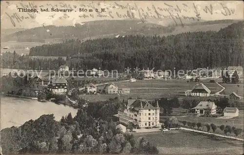 Titisee Panorama mit See Kat. Titisee Neustadt