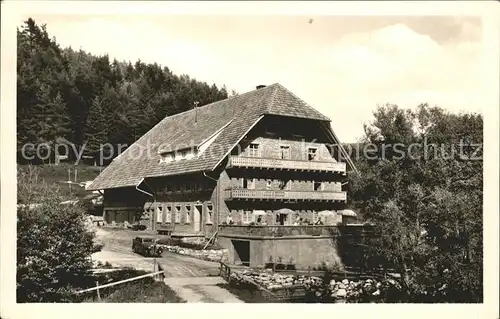 Grafenhausen Schwarzwald Pension Schluechtmuehe Kat. Grafenhausen