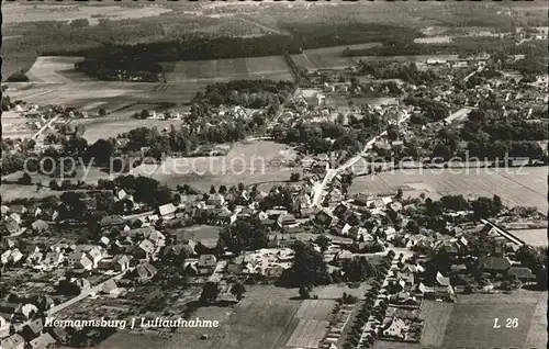 Hermannsburg Fliegeraufnahme Kat. Hermannsburg