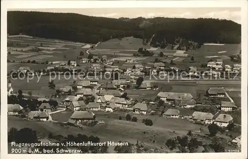 Haeusern Schwarzwald Flugaufnahme Kat. Haeusern