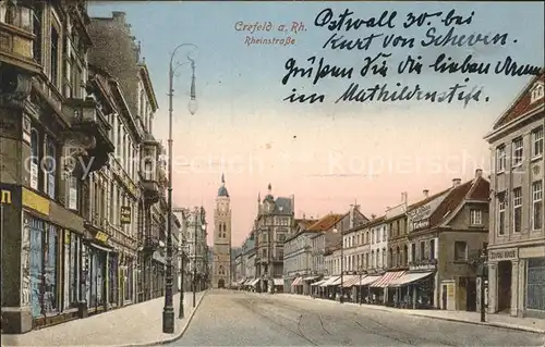 Krefeld Rheinstrasse Kat. Krefeld