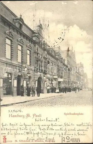 Hamburg Spielbudenplatz  Kat. Hamburg