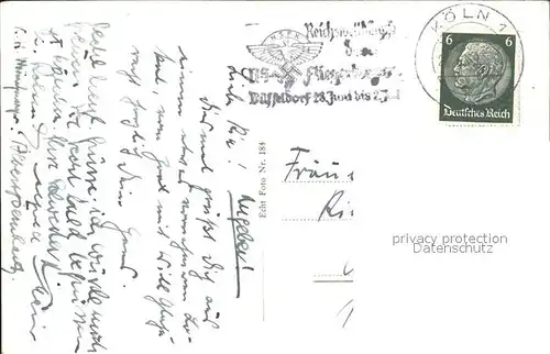 Koeln Rhein Artillerie Denkmal Kat. Koeln