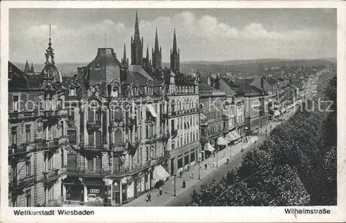 Wiesbaden Wilhelmstrasse Kat. Wiesbaden