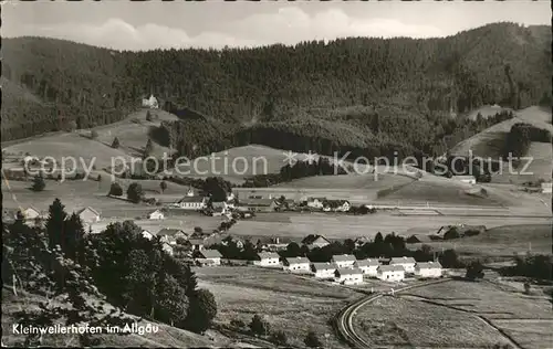 Kleinweiler Hofen Gesamtansicht Kat. Weitnau