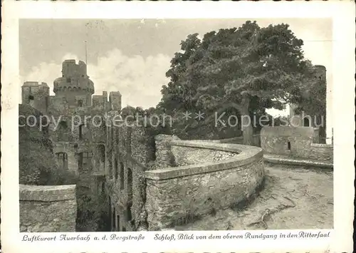 Auerbach Vogtland Schloss Blick vom Rundgang in den Rittersaal Ruine / Auerbach /Vogtlandkreis LKR