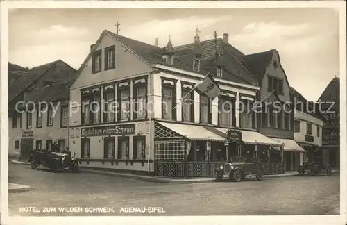 Adenau Hotel zum Wilden Schwein Kat. Adenau