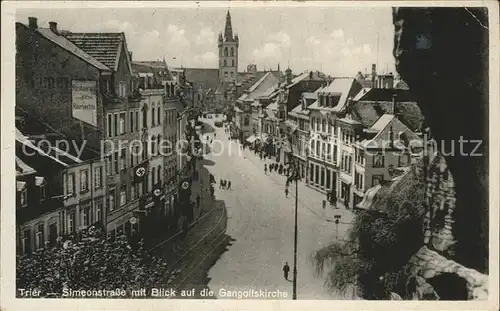 Trier Simeonstr. Gangolfskirche Kat. Trier