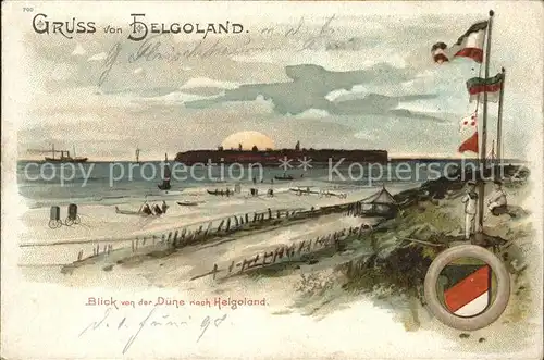 Helgoland Kuenstlerkarte  / Helgoland /Pinneberg LKR