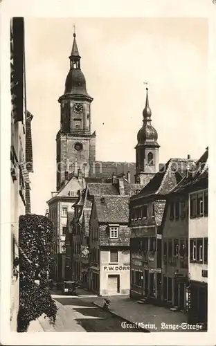 Crailsheim Langestrasse Kirche Kat. Crailsheim