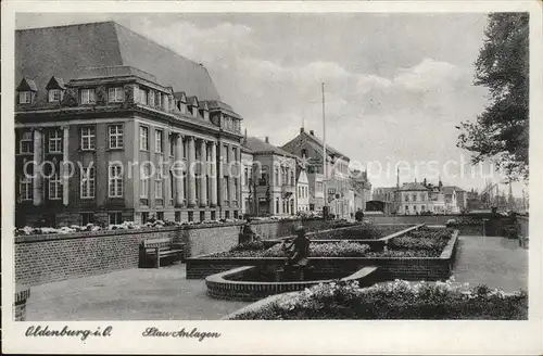 Oldenburg Niedersachsen Stau Anlagen / Oldenburg (Oldenburg) /Oldenburg  Stadtkreis