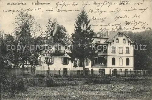 Kaiserslautern Blechhammer Wirtschaft Gasthaus Kat. Kaiserslautern