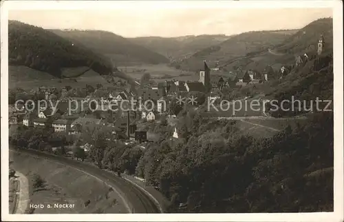 Horb Neckar Panorama Kat. Horb am Neckar