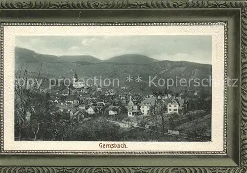 Gernsbach Panorama Kat. Gernsbach