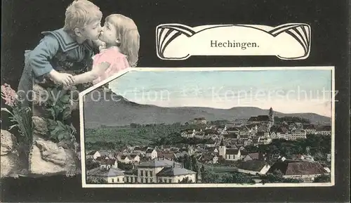 Hechingen Panorama Kinder Kuss Kat. Hechingen
