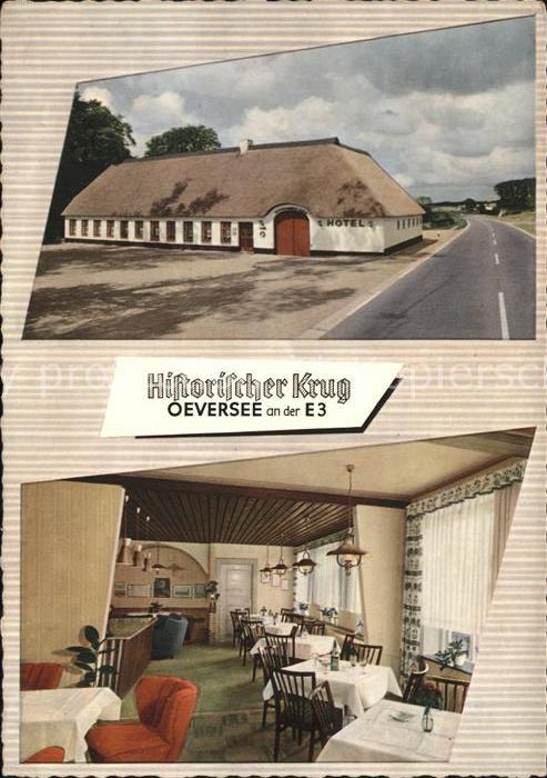 Oeversee Hotel Gaststaette Historischer Krug Kat. Oeversee Nr. hf24754
