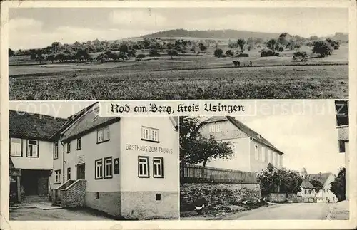 Rod Berg Panorama Gasthaus zum Taunus Kat. Neu Anspach