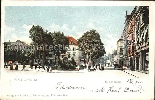 Pforzheim Sedansplatz Kat. Pforzheim