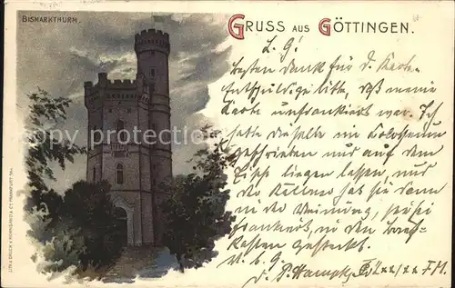 Goettingen Niedersachsen Bismarckturm / Goettingen /Goettingen LKR
