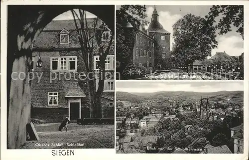 Siegen Westfalen Oberes Schloss / Siegen /Siegen-Wittgenstein LKR