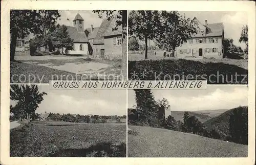 Hornberg Altensteig mit Kirche Kat. Altensteig