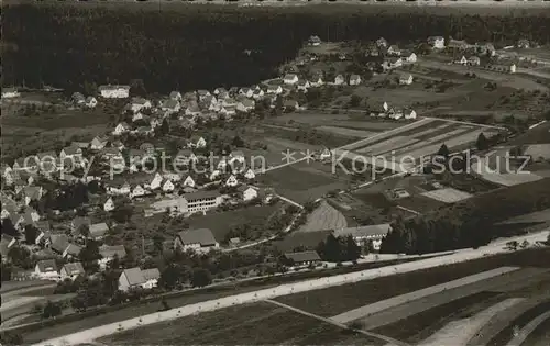 Hallwangen Luftaufnahme Kat. Dornstetten