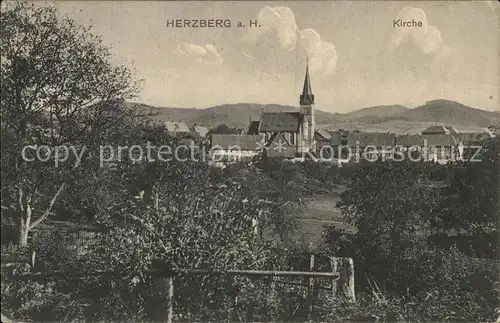 Herzberg Harz mit Kirche / Herzberg am Harz /Osterode Harz LKR