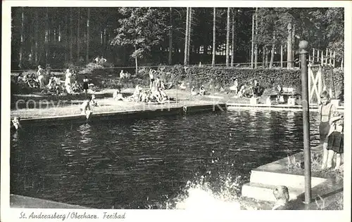 St Andreasberg Harz Freibad Kat. Sankt Andreasberg