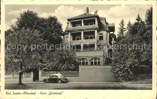 Bad Sooden Allendorf Haus Glueckauf mit Oldtimer Kat. Bad Sooden Allendorf
